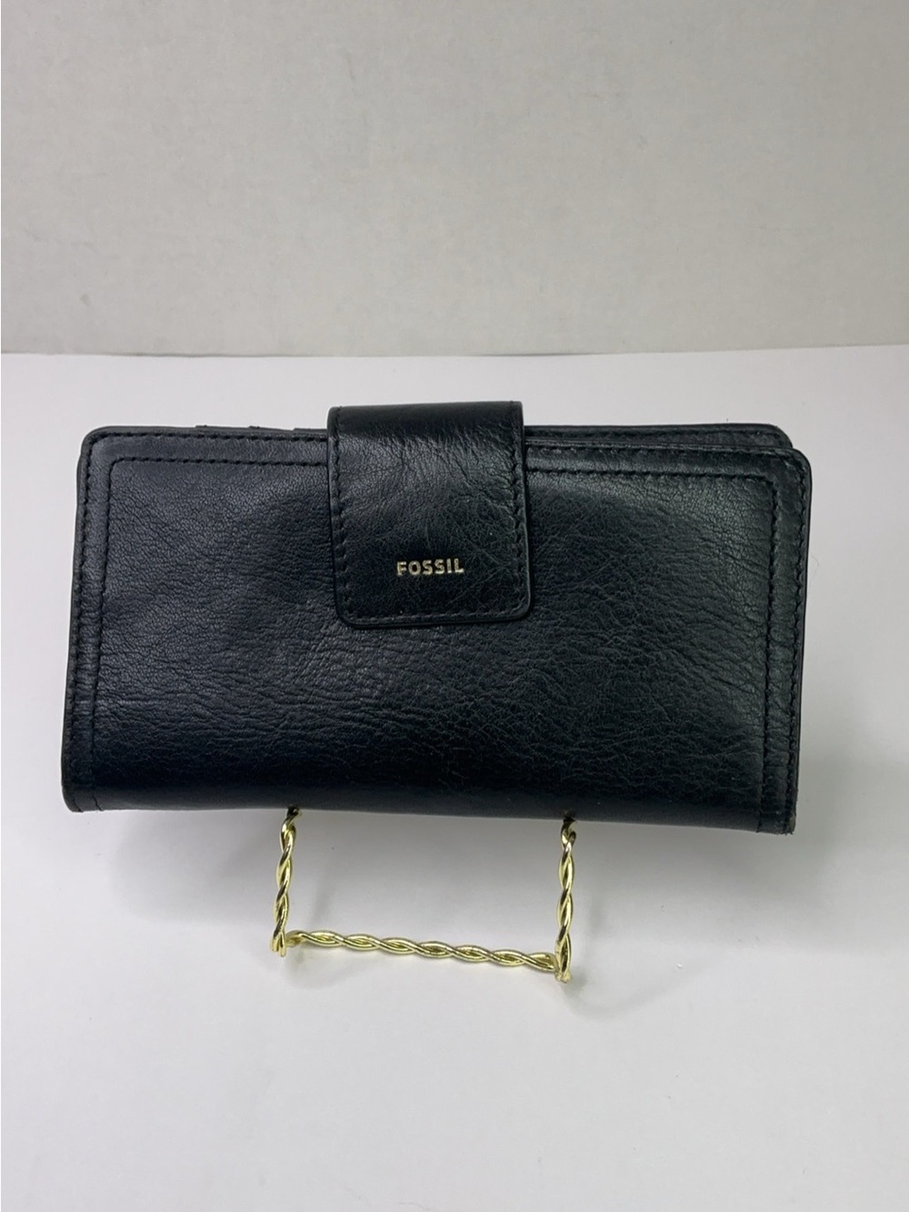 Fossil Logan Leather RFID Tab Clutch Wallet